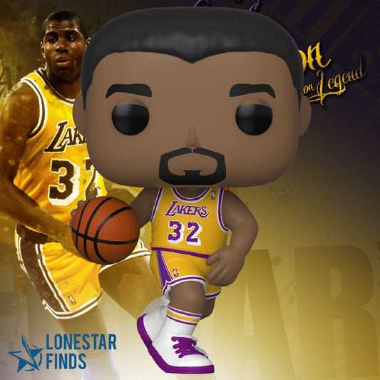 Funko POP! NBA Basketball Legends Magic Johnson Hardwood Classics LA Los Angeles Lakers Figure #78!