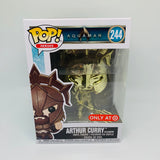 Funko POP! DC Aquaman Arthur Curry as Gladiator Gold Chrome Target Exclusive Figure #244!