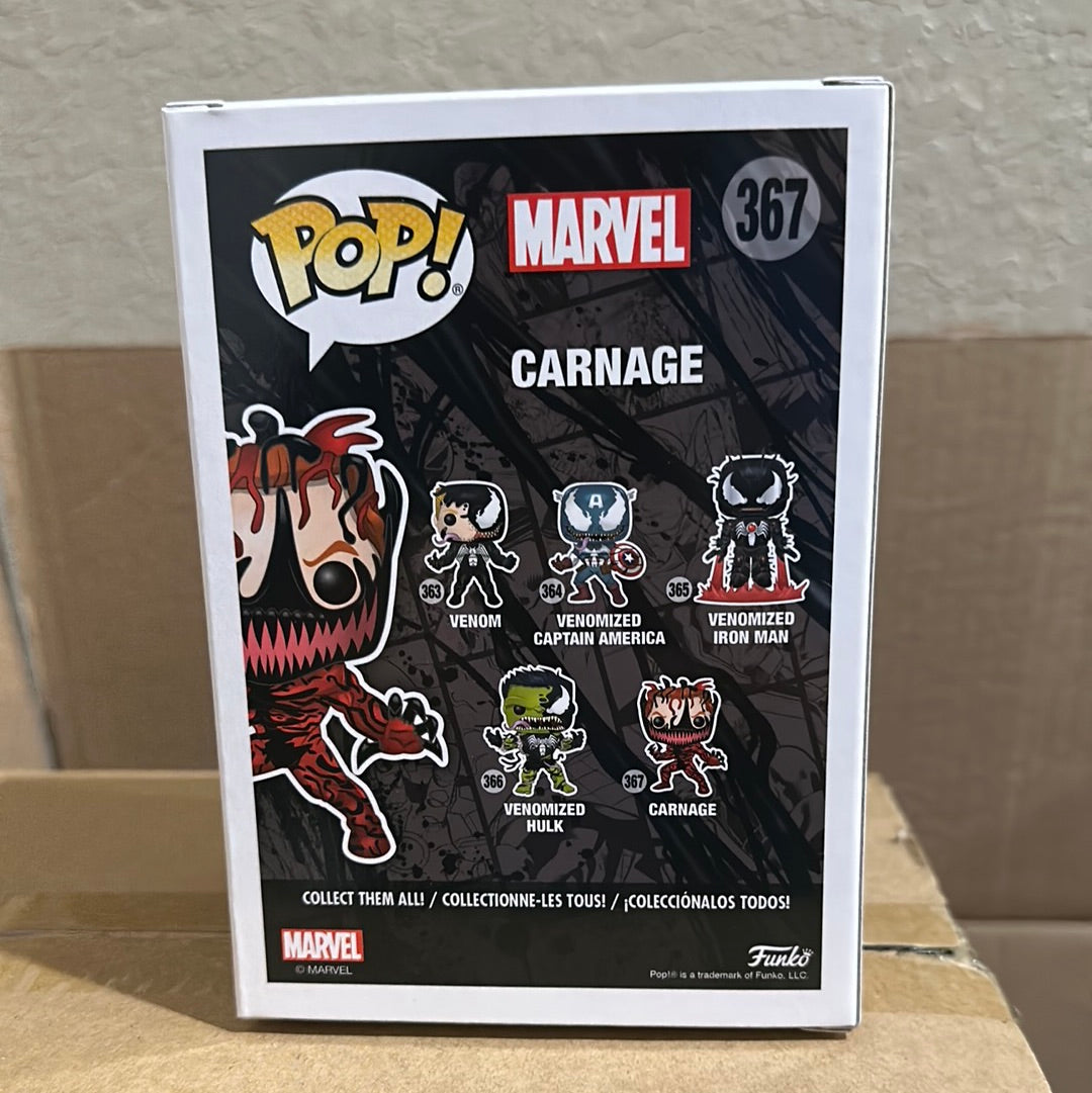Funko POP! Marvel Venom - Carnage Cletus Kasady #367!