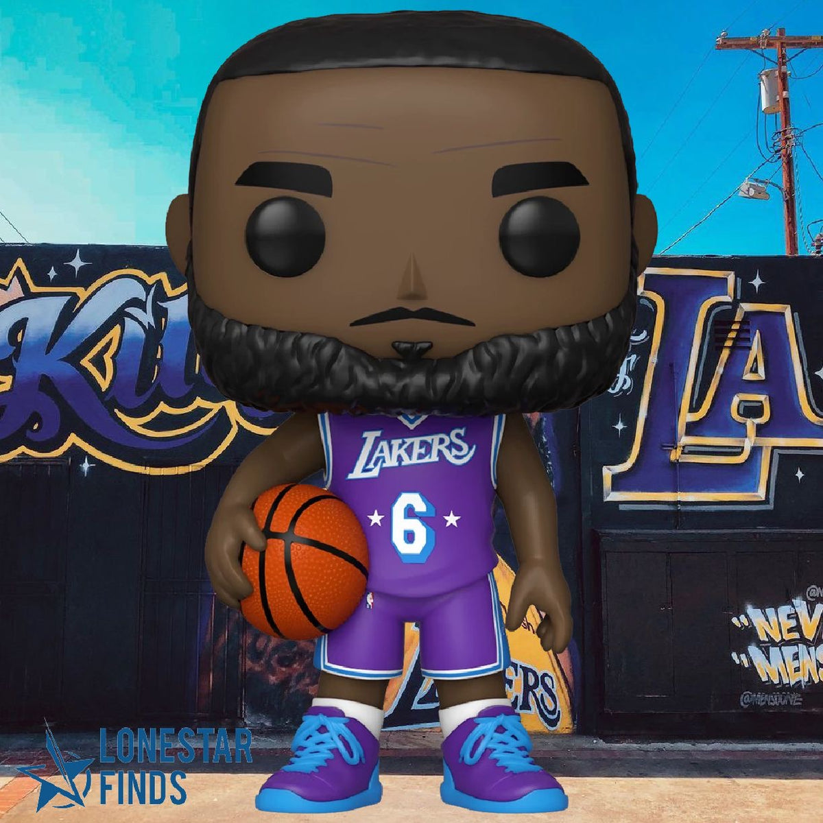 Funko POP! NBA Basketball Lebron James LA Los Angeles Lakers City Edition Jersey Figure #127!
