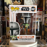 Funko POP! Star Wars The Mandalorian with Jet Holding The Child Figure #402!