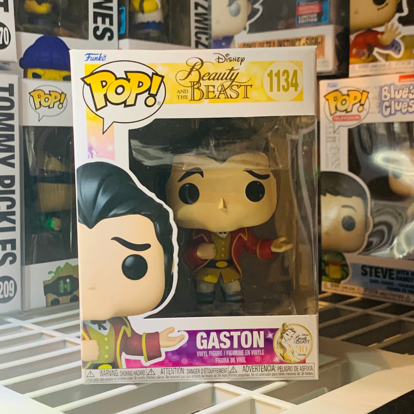 Funko POP! Disney Beauty & The Beast Gaston Figure #1134!