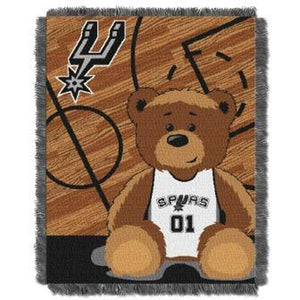 The Northwest Company 36” x 46” NBA San Antonio Spurs Half-Court Baby Woven Jacquard Throw