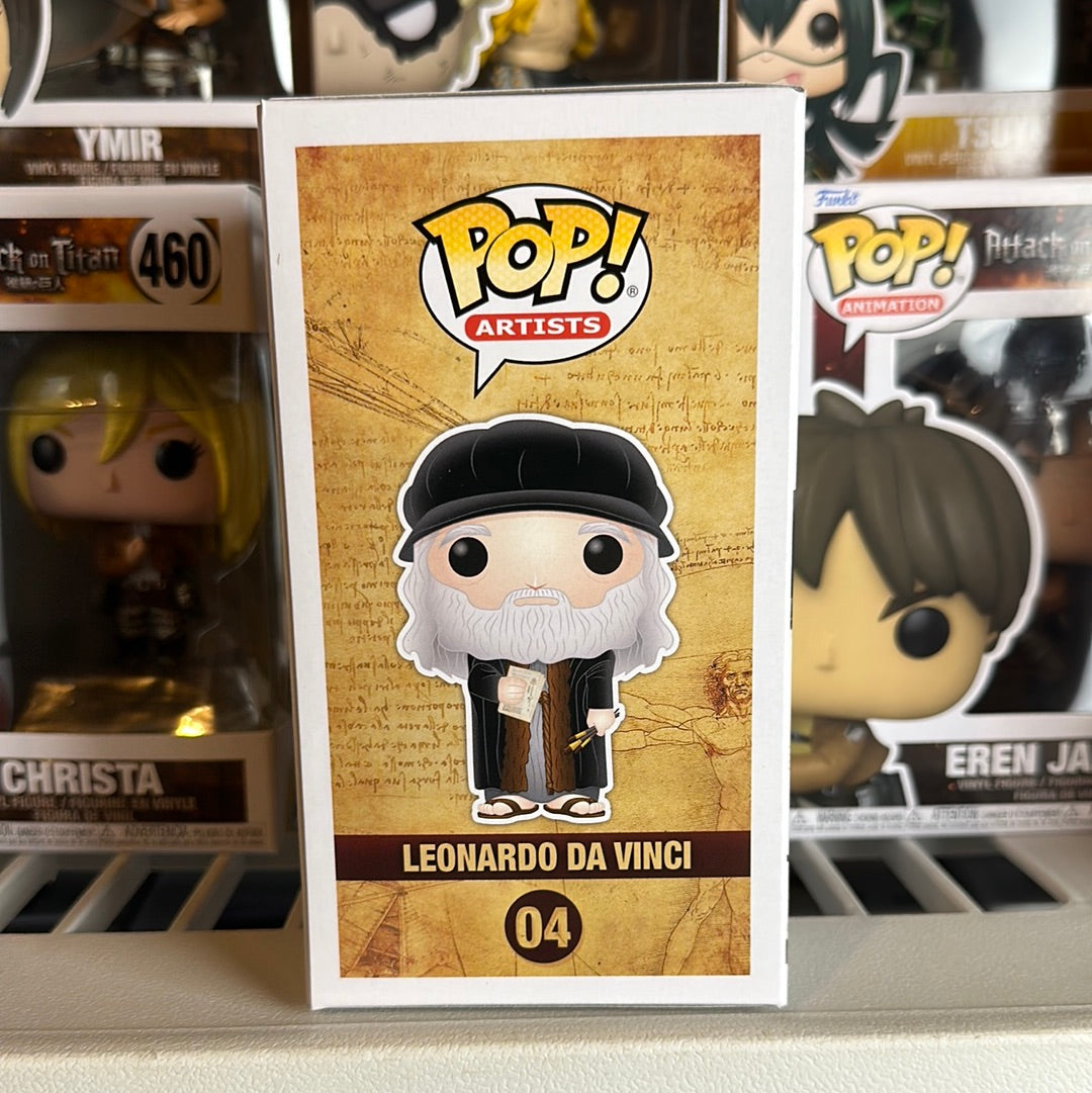 Funko POP! Artists Leonardo Da Vinci Figure #04!