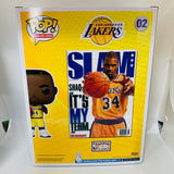 Funko POP! NBA Basketball Shaquille O Neal SLAM Magazine Los Angeles Lakers Deluxe Figure #02