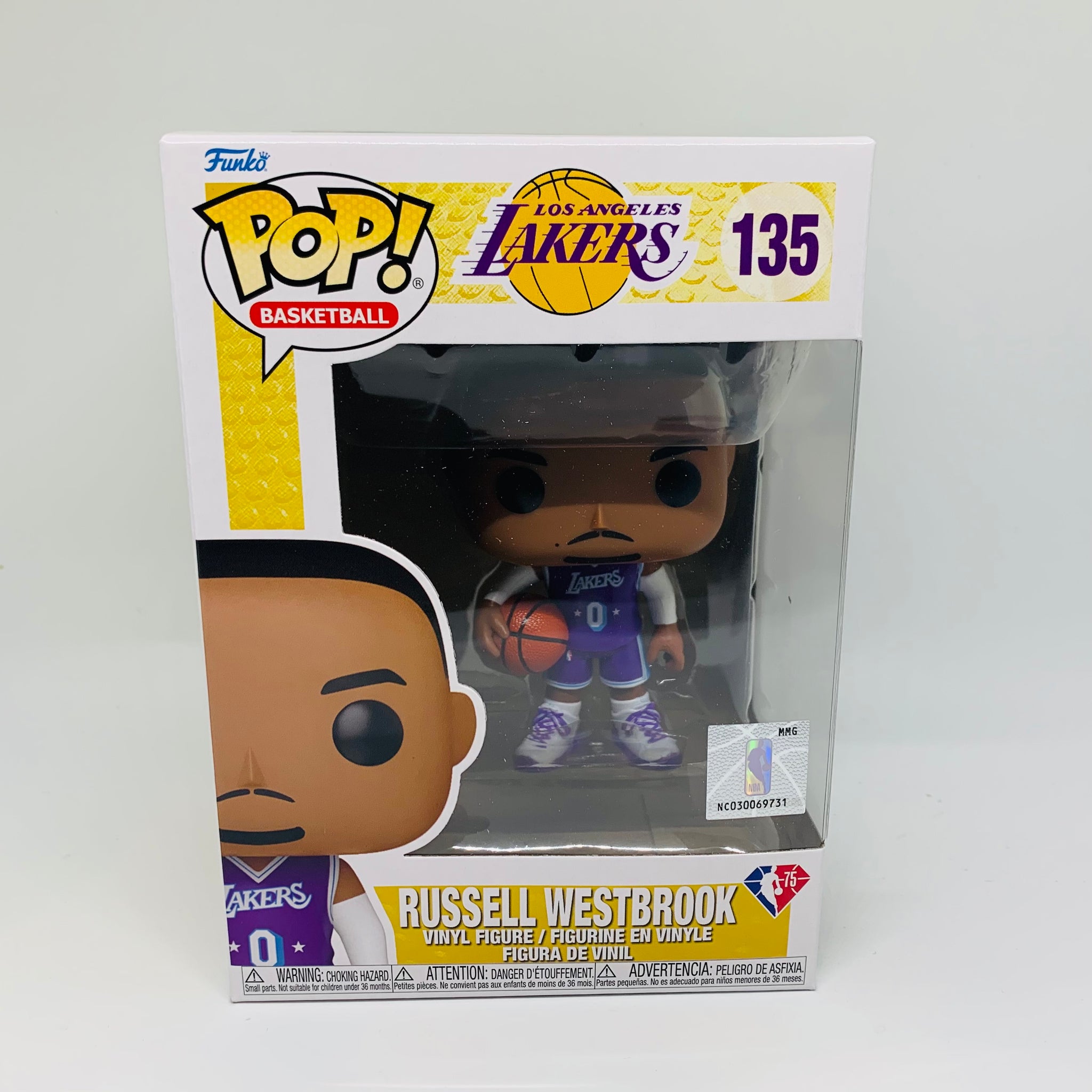 NBA Lakers Russell Westbrook (City Edition 2021) Pop! Vinyl Figure