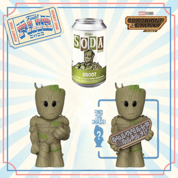 Funko Vinyl Soda Groot Guardians of the Galaxy Vol 3