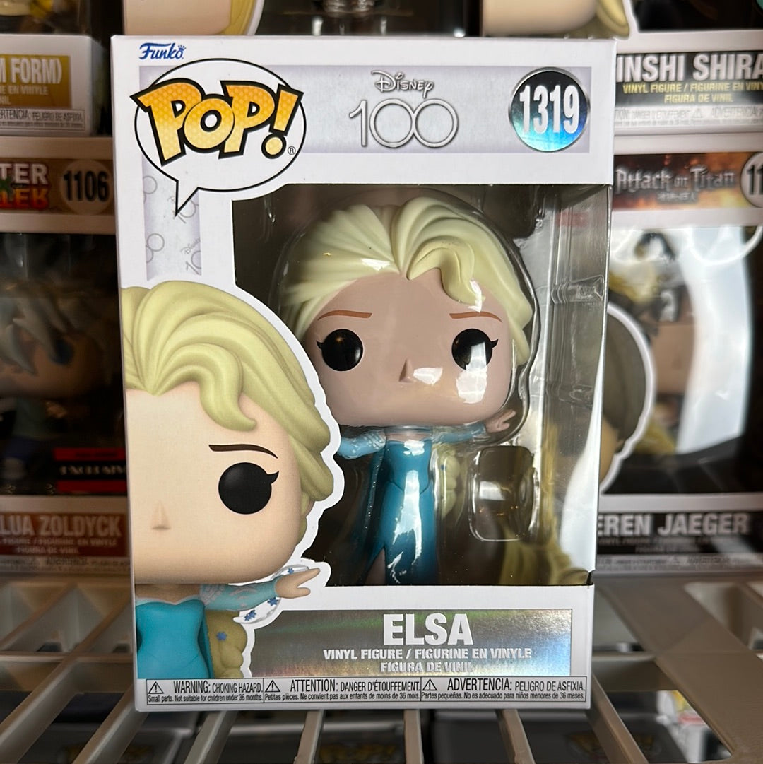 Funko Pop! Disney 100 Princesses Frozen Elsa Figure #1319!