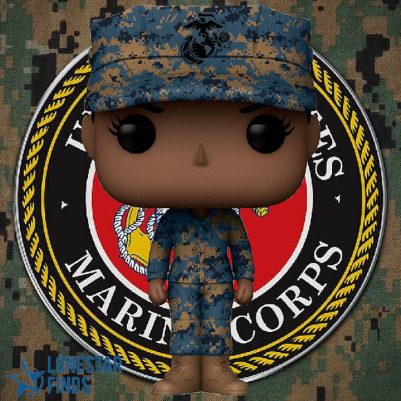 Funko POP! Pops with Purpose US Marines Female in Cammies Figure!