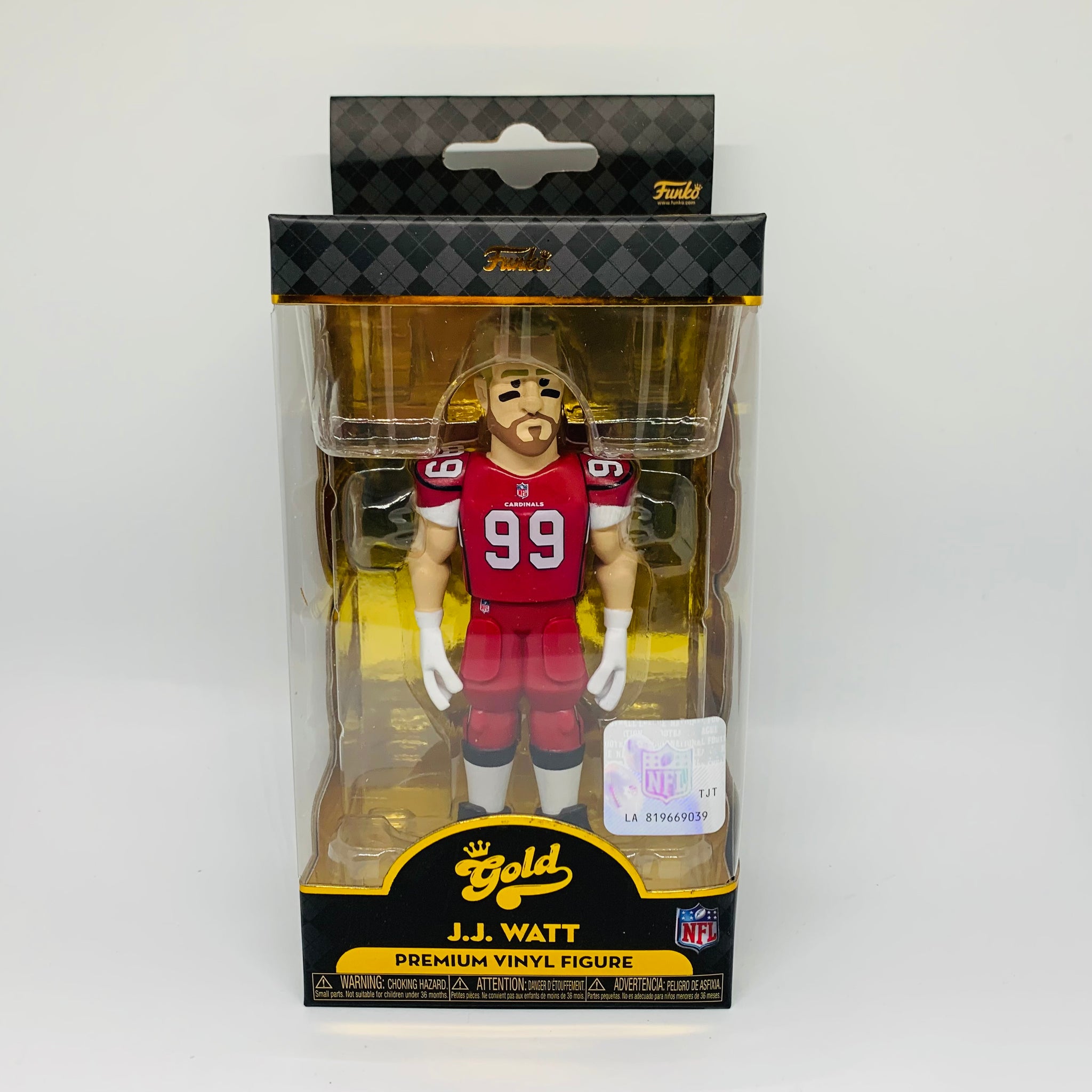 JJ Watt (Arizona Cardinals) Funko Gold 5 NFL - CLARKtoys