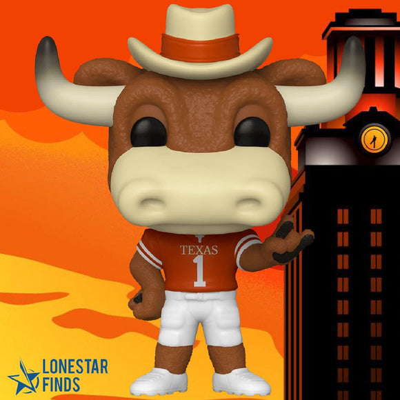 Funko Pop! College Mascots University of Texas Longhorns Bevo Hook ‘Em Figure #13!