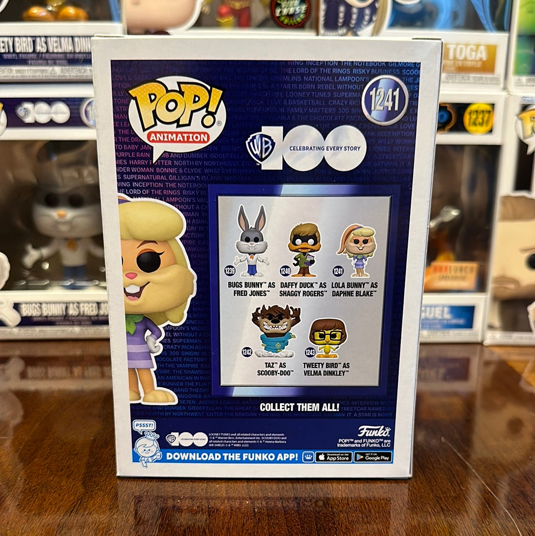 Funko POP! Looney Tunes x Scooby Doo Lola Bunny as Daphne Blake #1241!